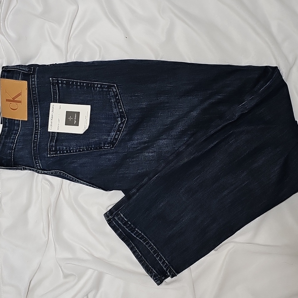 Calvin Klein Men's Blue Slim Jeans